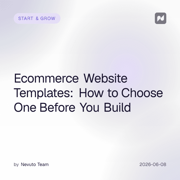 Ecommerce Website Templates: How to Choose One Before You Build